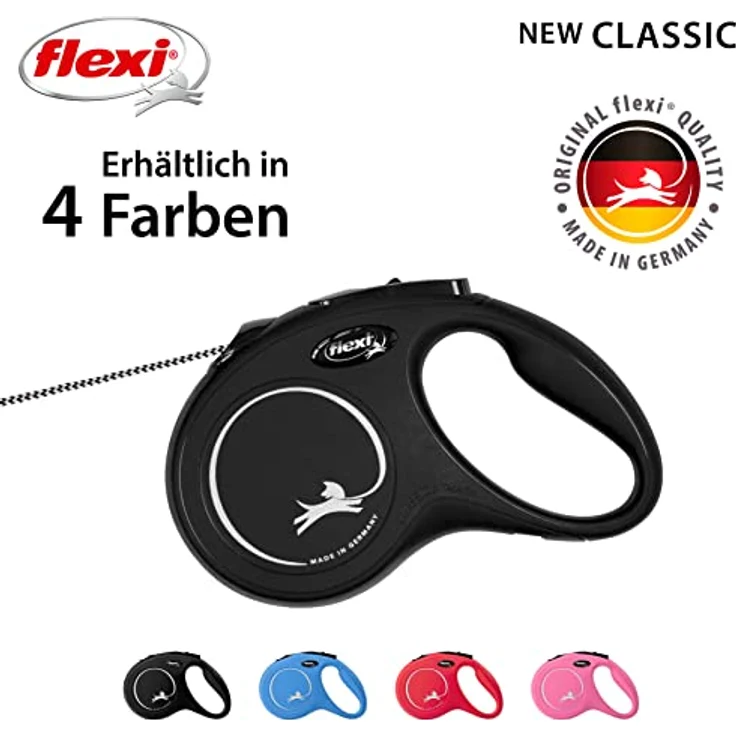Flexi Hundeleine New Classic S Länge: 8 m, schwarz – Bild 5