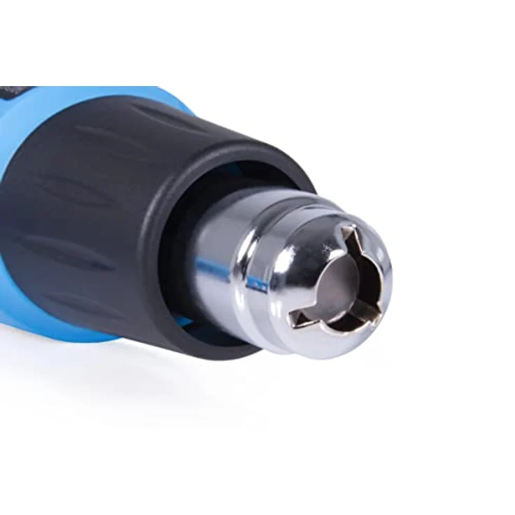 Alphacool Apex Heat Gun, Heißluftföhn mit LCD Bildschirm, 80-650°C, 2000 Watt, blau – Bild 2