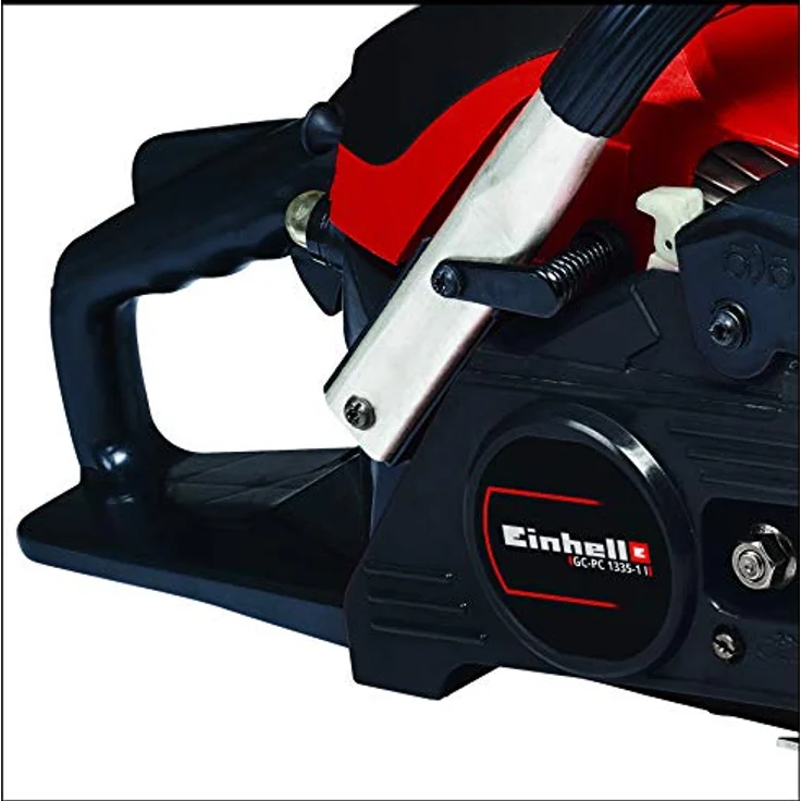 Einhell Benzin-Kettensäge GC-PC 1335-1 I - 1.3 kW, 34,5 cm Schnittlänge, 35 cm Schwertlänge, OREGON-Qualitätsschwert und kette, Antivibration, Rückschlagschutz mit Sofort-Kettenbremse – Bild 6