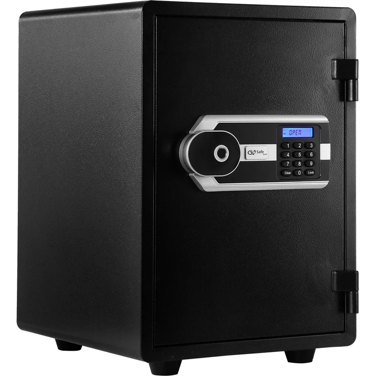 Olympia Olymp Tresor GOsafe 5500FP, Feuerschutzsafe mit Fingerprint und Einwurföffnung, freistehend, 20 l, schwarz