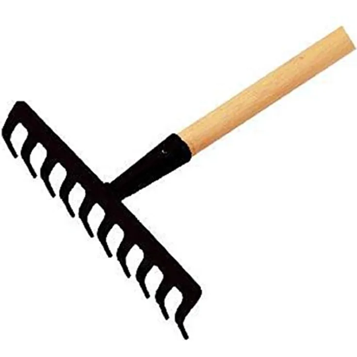 Rechen P/Garten Blinky Handgemachte 125 cm 16 Zähne