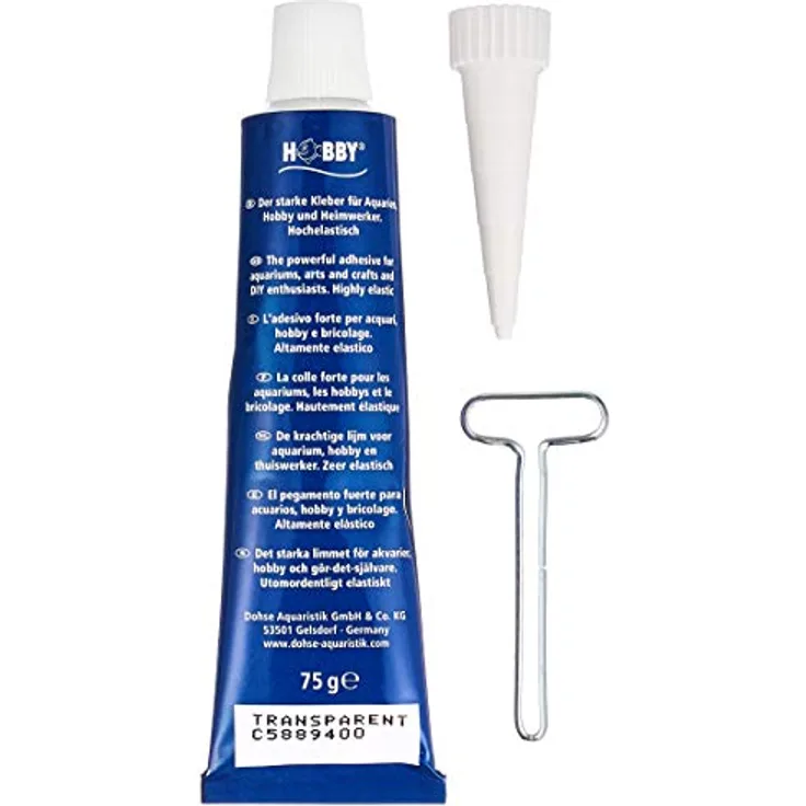 Hobby 11950 Silikonkleber, Tube, 75 g, transparent