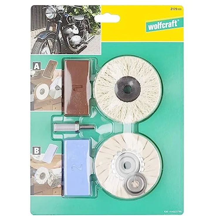 Wolfcraft Polierpasten-Set Profi 2 teilig - Preisvergleich – Bild 5