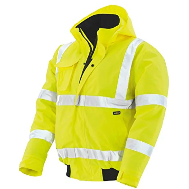 texxor Unisex Værdiler Warnschutz Pilotenjacke Whistler gelb, wasserdicht, winddicht, 3XL EU