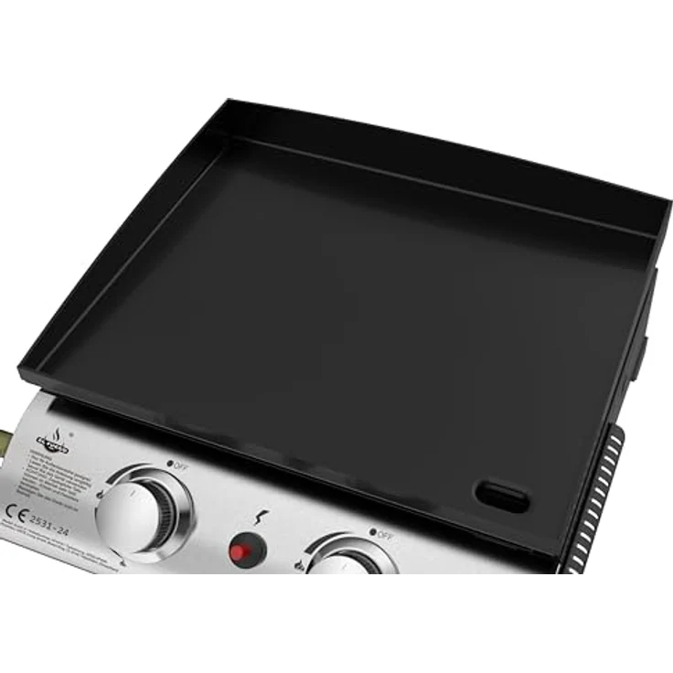 Plancha Gasgrill "AUSTIN II" von El Fuego® | inkl. Gasschlauch und Druckminderer | 2 Hauptbrenner mit je 2,5 kW | Grill BBQ | AY 4410 – Bild 3