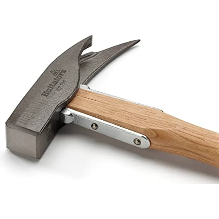 Hultafors Zimmermannshammer, 900 g, mit spitzer und quadratischer Schlagfläche, robuster Griff mit Stahlleisten – Bild 3