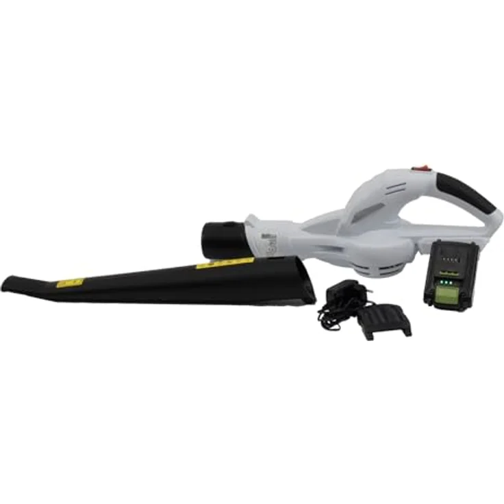 TRUTZHOLM Akku Laubbläser 20V, kabellos, mit 2000mAh Akku und Ladegerät, 40Min Laufzeit, ergonomischer Griff – Bild 9