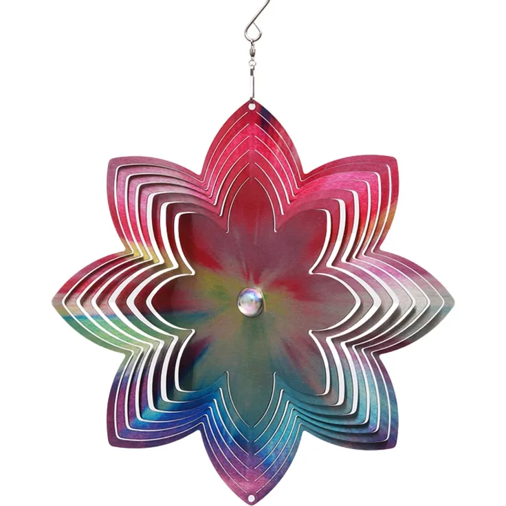 Edelstahl Rainbow: Pearl Flower 250 - Windspiel