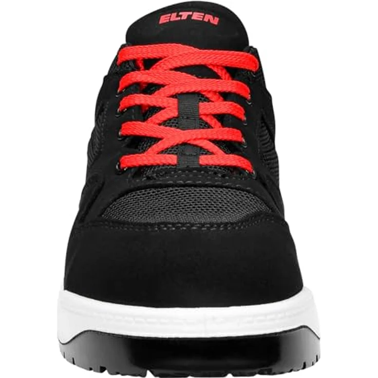 Elten Sicherheitshalbschuh FUN Lakers Black Low, S1P, Gr. 41 - Strapazierfähiges Obermaterial mit wasserabweisender Vorbehandlung, atmungsaktives Funktionsfutter, rutschfeste PU-Laufsohle – Bild 4
