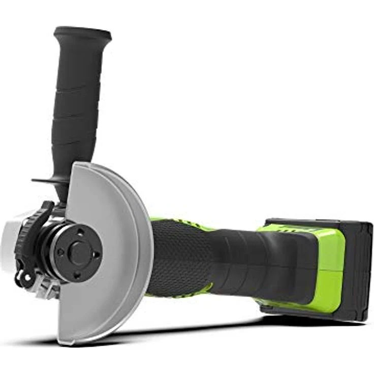 Greenworks Akku-Winkelschleifer GD24SAG Li-Ion 24 V 10.500 Umdrehungen Minute 125mm Scheibendurchmes – Bild 7