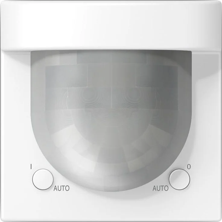 JUNG LS 3281-1 WWM KNX Bewegungsmelder, Automatikschalter mit IP44 Schutz, 180° Erfassungsbereich und Smart Home Integration