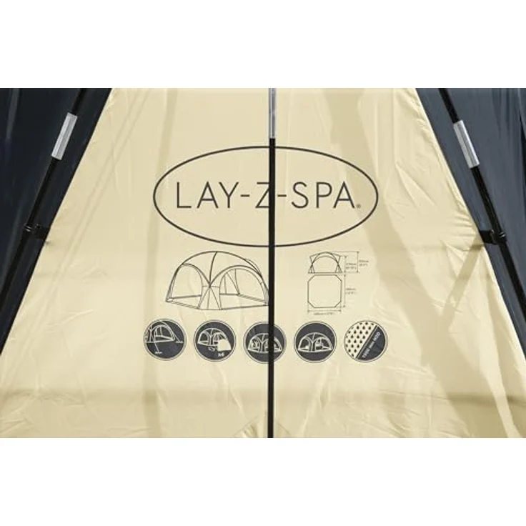 Bestway LAY-Z-SPA Spa Pavillon, 390 x 390 x 255 cm – Bild 6