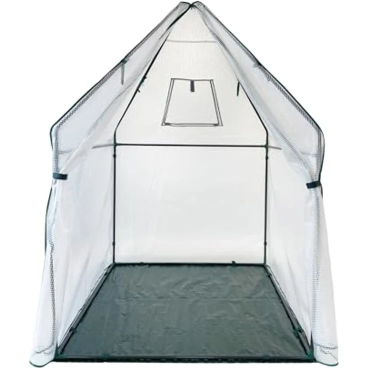 WESTMANN Überwinterungszelt Chili | 120x120x180 cm Weiß| Pflanzenschutz & Foliengewächshaus zum Überwintern von Pflanzen - Preisvergleich – Bild 1