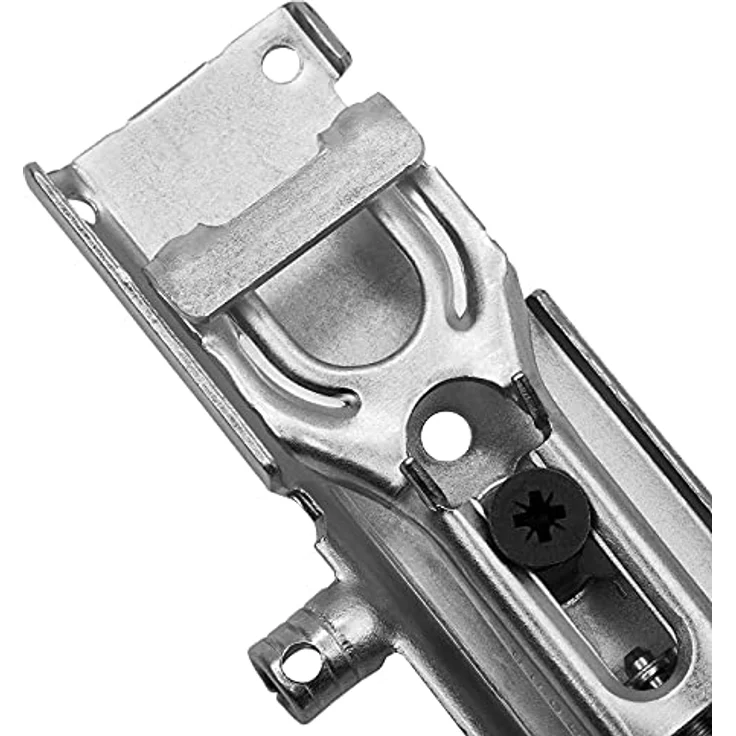 SO-TECH® TH6402 Montagezubehör, verdeckte Schrankaufhänger verstellbar aus verzinktem Stahl, Tragkraft 178 kg/Paar mit teilbarer Aufhängeschiene, 1 Set – Bild 2