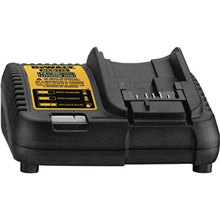 DeWalt Akku-Schnellladegerät- Akkuladegerät (10,8- 18 Volt, lädt alle XR-Schiebe Akkus, schonendes Schnellladen, Wandmontage möglich, platzsparend) DCB115 – Bild 3