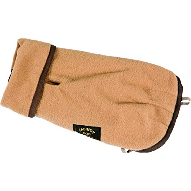 Fashion Dog Fleece-Hundemantel - Camel/Beige - 39 – Bild 1