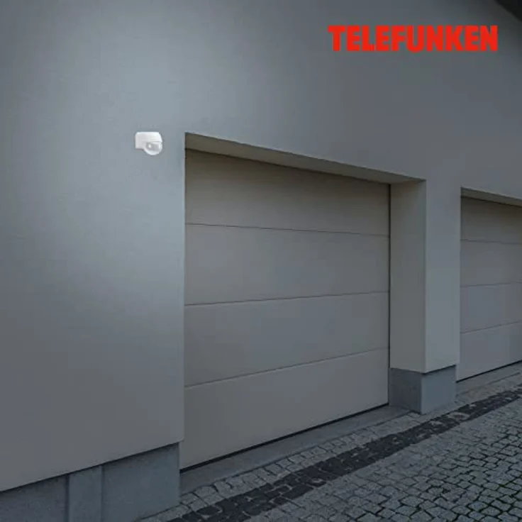 TELEFUNKEN - Bewegungsmelder, Bewegungssensor 180°, Reichweite max. 12m, inkl. Zeiteinstellung, max. 2.000 Watt, IP44, Weiß, 77x55x70mm (LxBxH) – Bild 4