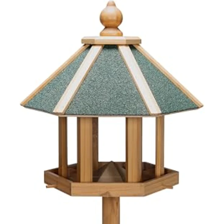 Karlie Vogelhaus Rox, Vogelhaus aus langlebigem Holz mit wetterbeständigem Bitumendach, 50 x 44 x 142 cm – Bild 3