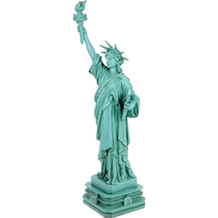 Freiheitsstatue Statue of Liberty grün 32 cm New York Figur Skulptur Deko – Bild 3