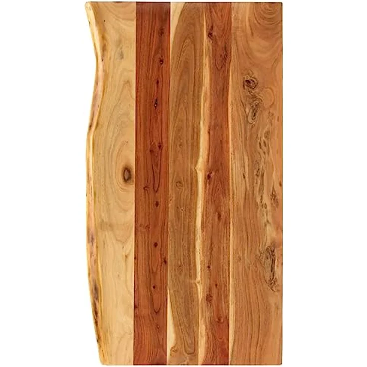 vidaXL Badezimmer-Waschtischplatte Massivholz Akazie 100 x 55 x 3,8 cm – Bild 2