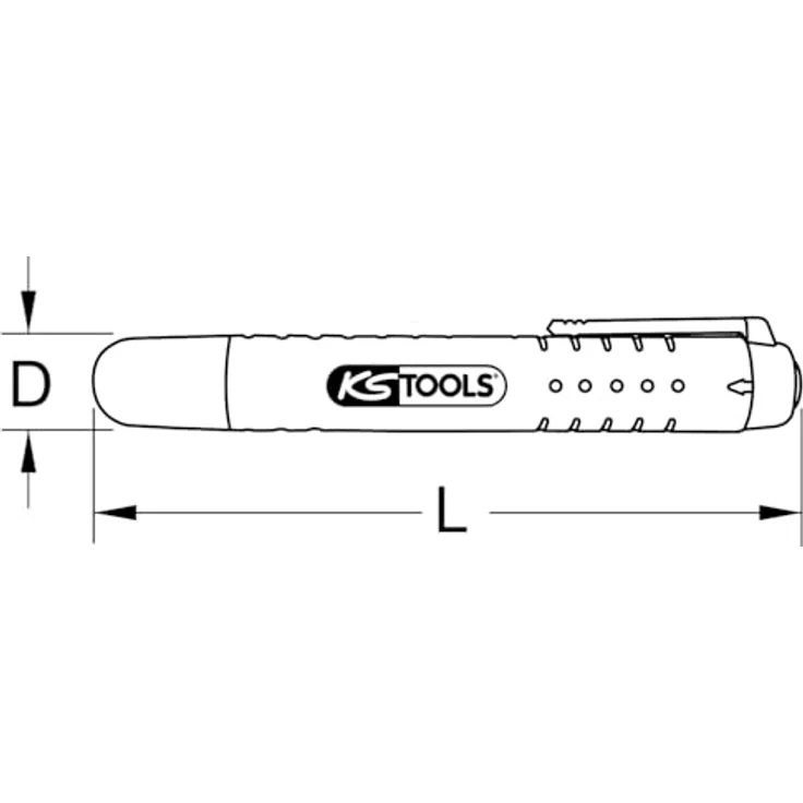 KSTOOLS Bremsflüssigkeitstester für DOT und ENV, handlicher Stift mit LED-Anzeige, spritzwassergeschützt und bruchfest, inkl. AAA Batterie – Bild 4
