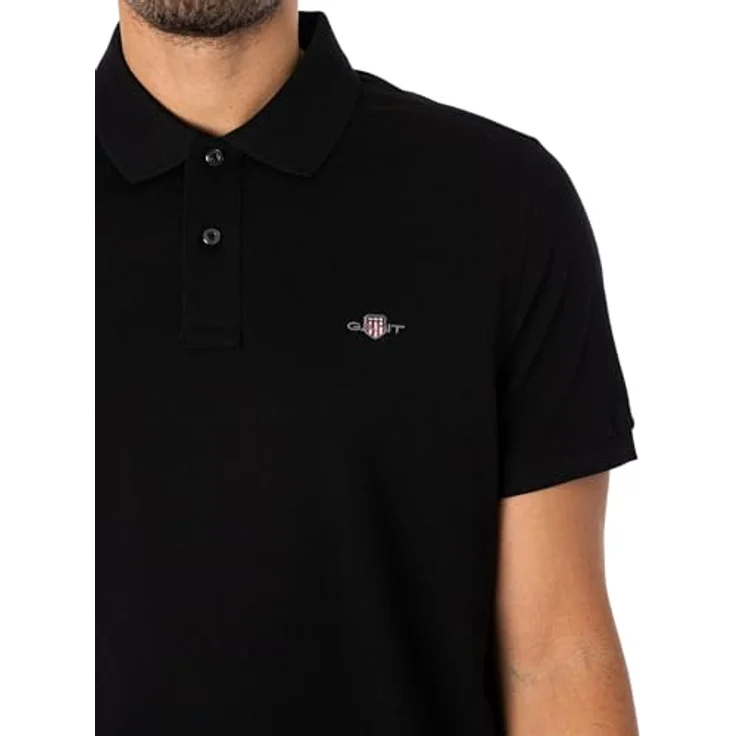 Gant Poloshirt, Regular Fit mit Grafischer GANT-Stickerei, Blau – Bild 4