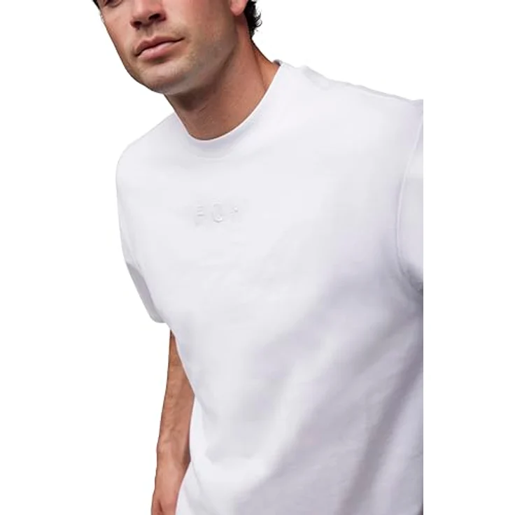 Fox Wordmark Oversized Tee, Herren Shirt in Weiß, Größe L, bequem und lässig – Bild 3