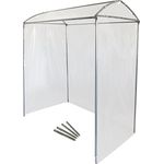 Windhager Tomatengewächshaus Alustar Premium, Stabiles Gewächshaus zur Anzucht von Gemüse, UV-Beständig, 170 x 150 x 80 cm, 38111