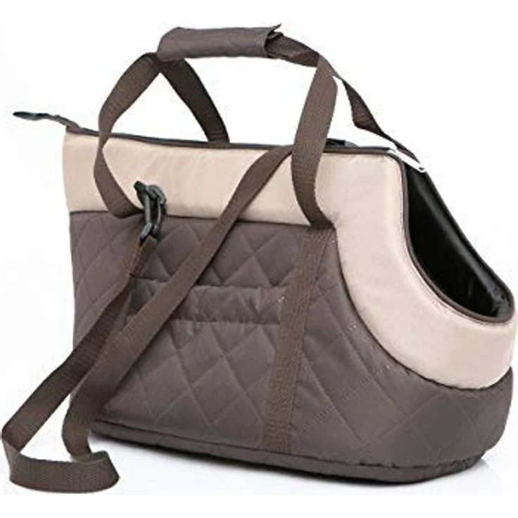 Hobbydog R3TORBBS14 Dog Cat Bag Brown/Beige – Bild 1