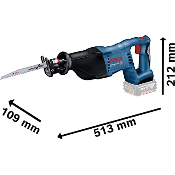 Bosch Professional Professional 06016A8108 GSA 18V-32 System Säbelsäge, 18 V – Bild 5