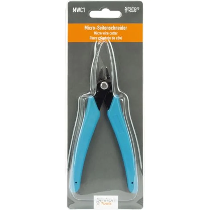 Sintron Micro-Seitenschneider MWC1, abgewinkelt, für Kabeldurchmesser bis 10mm, ergonomische Kunststoffhandgriffe – Bild 5