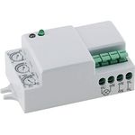 ChiliTec Bewegungsmelder Micro 12V bis 24V 360° HF Hochfrequenz LED für Wand- und Deckenleuchten, ideal für Wohnwagen und Campingmobil