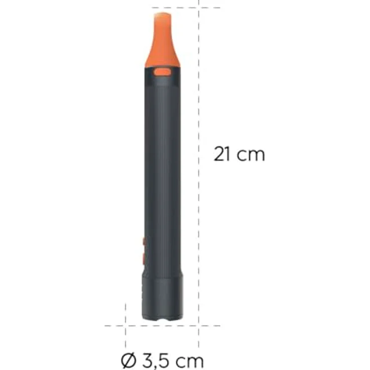 Hama FLX1000 LED-Taschenlampe, stoßfest, Aluminium, 4 Modi + SOS, Zoom, inkl. Batterien – Bild 4