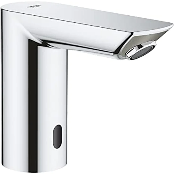 Grohe Bau Cosmopolitan E, Infrarot-Waschtischarmatur mit 7 voreingestellten Programmen, chrom – Bild 1