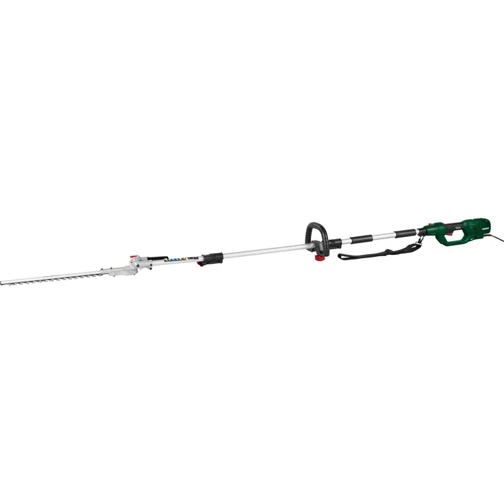 PARKSIDE Elektro-Langstielheckenschere PEHSL 710A1, 710 W Leistung, 41 cm Schnittlänge, werkzeuglos einstellbarer Schnittwinkel