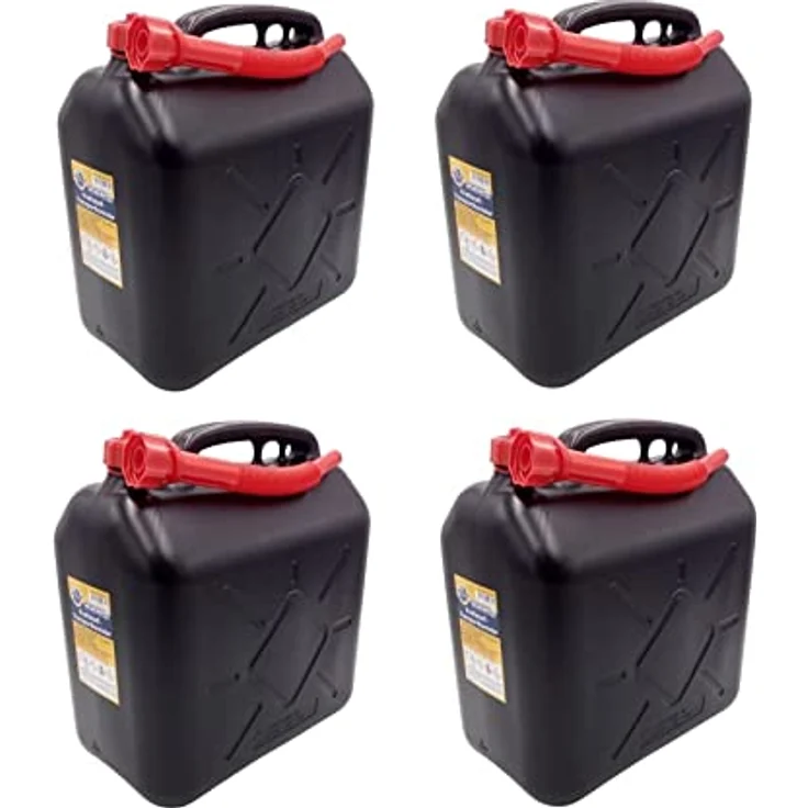 4 x Benzinkanister 20L Kraftstoffkanister Reserve Kanister UN-Zulassung Kunststoff – Bild 2