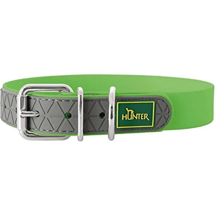 HUNTER CONVENIENCE Hundehalsband, Kunststoffmaterial, 35 XS-S, apfelgrün