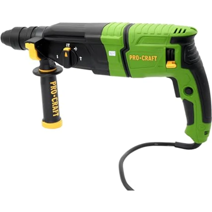 Procraft BH1100DFR Kombihammer, 900 Watt, 3,2 J Schlagkraft, SDS plus inklusive Koffer – Bild 6