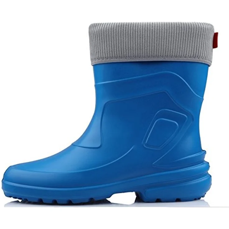 Lemigo Damen Gummistiefel gefüttert "Jessy", leicht, wasserdicht, blau, Größe 38 – Bild 2