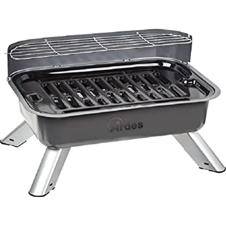 Poly Pool ARBBQ01 Elektrogrill, 2 kW mit 44 x 29 cm emailliertem Grill, Edelstahl-Heizspirale und abnehmbarer Fettauffangschale – Bild 2