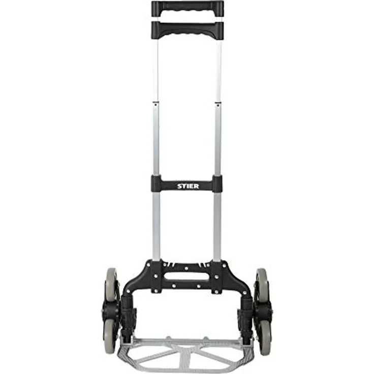Stier Sackkarre klappbar, Aluminium Transportkarre mit 70 kg Tragkraft und höhenverstellbarem Griff – Bild 2