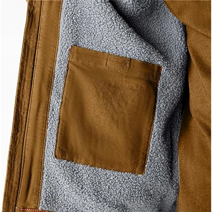 Dickies Sherpa Lined Hooded Duck Jacket, robuste Arbeitsjacke aus 100% Baumwolle mit windabweisendem Obermaterial und weichem Futter, schwarz – Bild 4