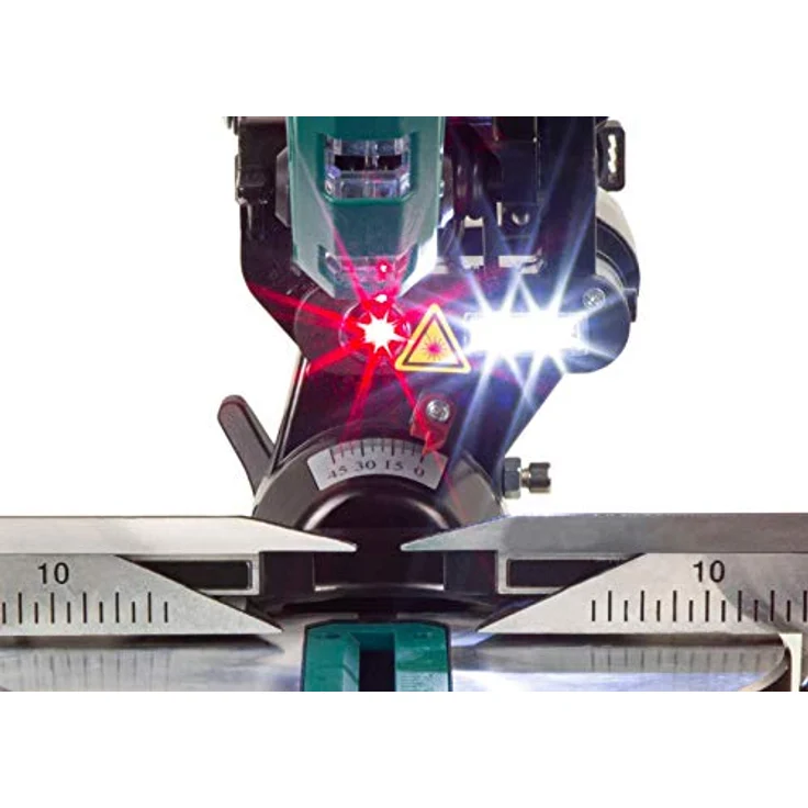 VONROC Kapp- und Gehrungssäge, Zug- und Kappsäge - Elektrische Holzsäge 2200W - 254mm mit Laser & LED, Staubsammelbeutel - Jetzt Variante wählen – Bild 3