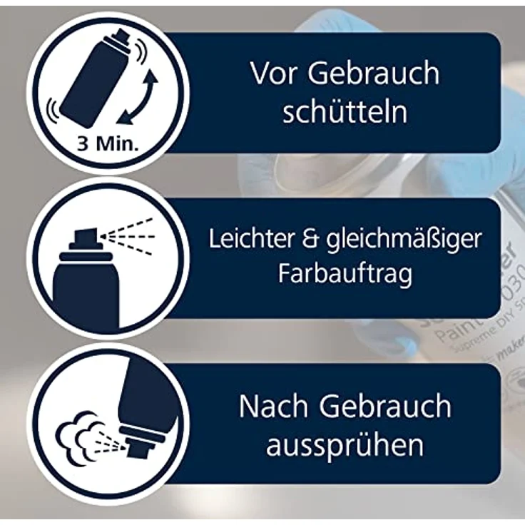Schneider Paint-It 030 Supreme DIY Klarlack (wetterfest & UV-beständig, 200 ml, Schutzschicht zum Aufsprühen für fast alle Oberflächen) farblos matt – Bild 4