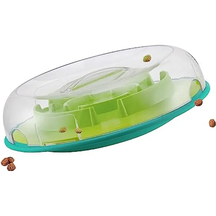 Outward Hound Nina Ottosson Wobble Bowl - Intelligenzspielzeug/Anti-Schling-Napf für Hunde - interaktiv