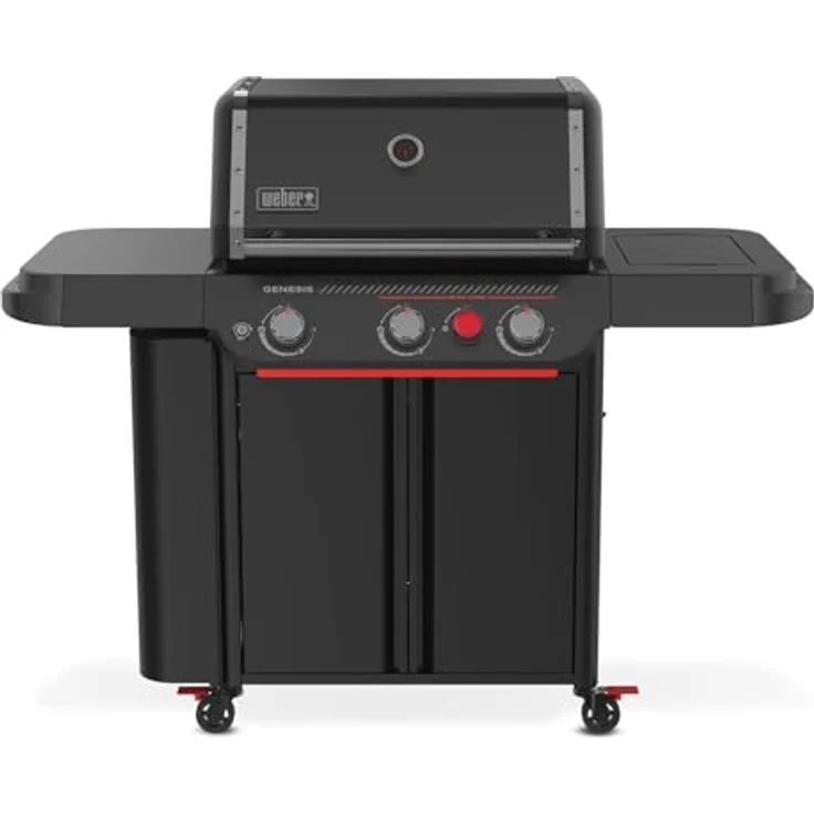 Weber Gasgrill 'Genesis E-330WR Stealth', schwarz, innovatives Design und leistungsstarke Gasgrilltechnik – Bild 1