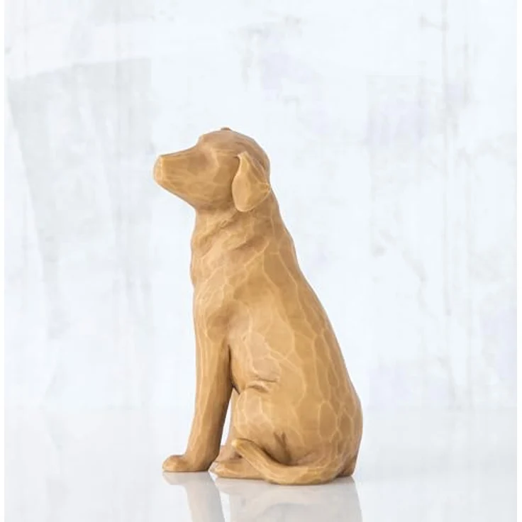 Willow Tree Figur - Love my Dog - Hundefigur sitzend Hellbraun – Bild 3