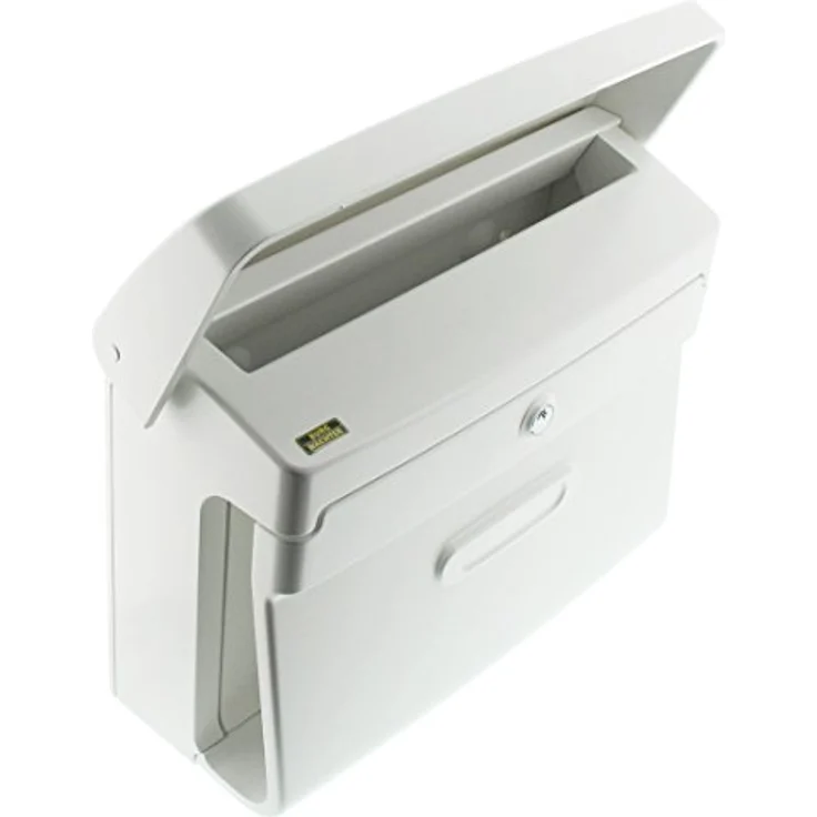 BURG-WÄCHTER, Briefkasten in Matt-Optik, A4 Einwurf-Format, Kunststoff, Bremen 885 W, Weiß – Bild 3