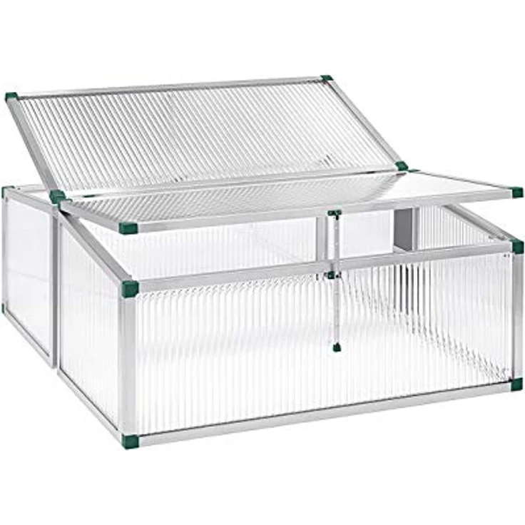 Beckmann FT4 Frühbeet Typ Allgäu Modell 4 Größe 2 mit 16 mm Polycarbonat Stegdreifachplatten – Bild 1