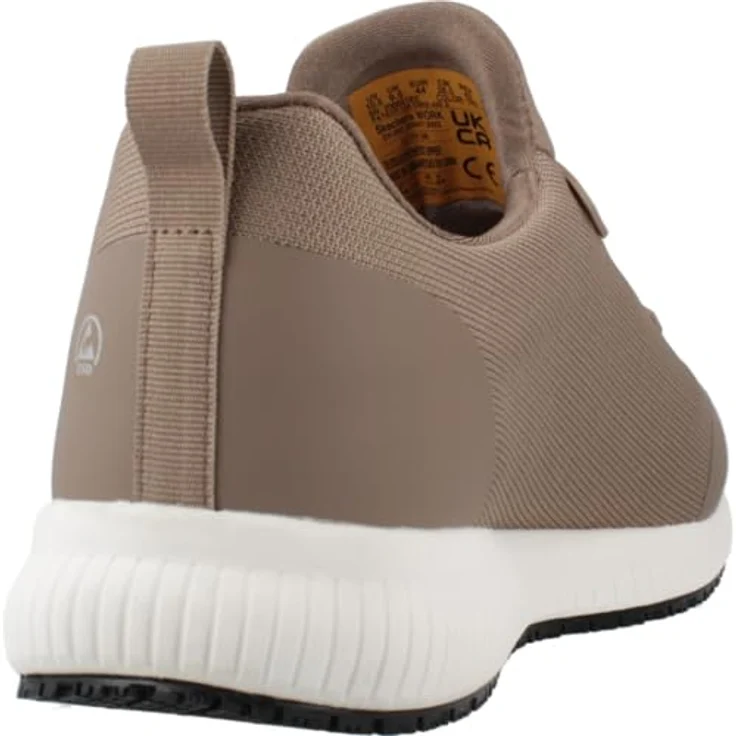 Skechers 200051EC-TPE Skechers Squad SR Arbeitsschuh, bequem und rutschhemmend, taupe – Bild 3